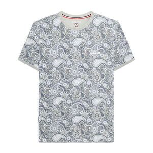 Lambretta Mens SS25 Paisley T-Shirt / Desert Sage